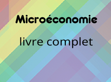 cours microéconomie pdf - Livre complet licence L1 gestion.