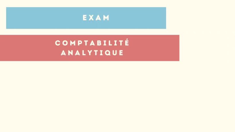 examen de comptabilité analytique corrigé