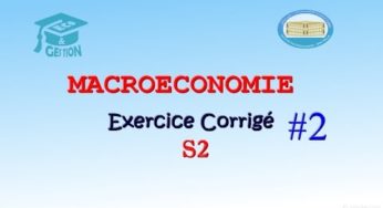 1 exercice Corrigé en macroéconomie [vidéo]