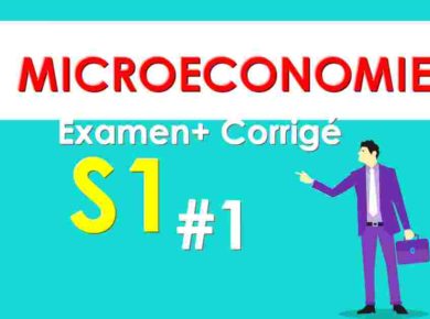 examen de microéconomie S1 corrigé