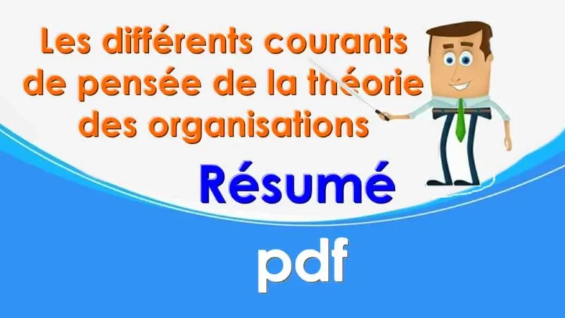 la théorie des organisations résumé PDF