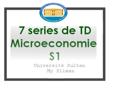 microeconomie S1