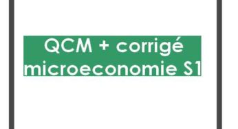 microéconomie s1 qcm corrigés - [PDF]