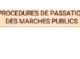 Procédures de passation des marchés