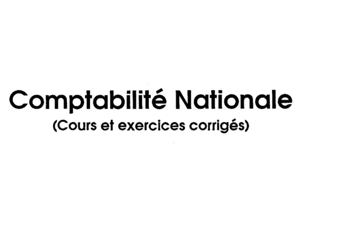 cours de comptabilité nationale