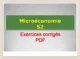 microéconomie s2 exercices corrigés pdf