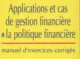 gestion financière cours et exercices corrigés pdf