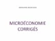 microéconomie exercices corrigés pdf