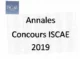 annales concours ISCAE