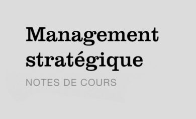 management stratégique cours