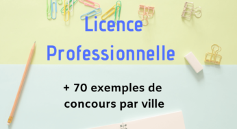 70 concours d'accès au licence professionnelle PDF