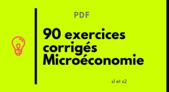 90 exercices corrigés en microéconomie pdf