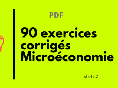 90 exercices corrigés en microéconomie pdf