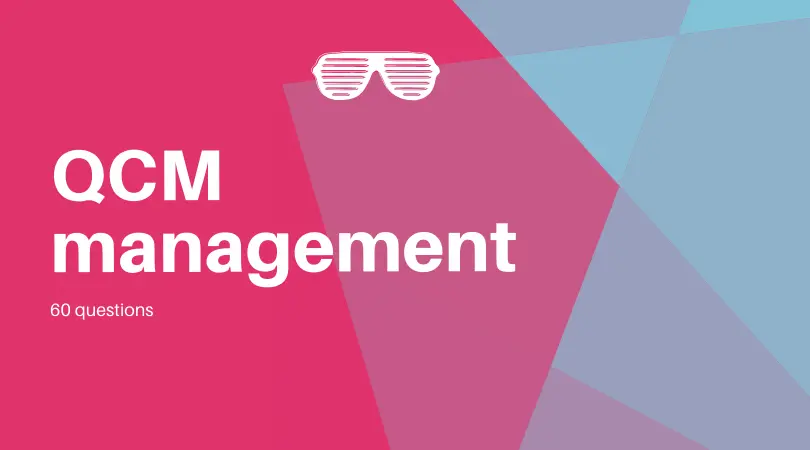 QCM management des entreprises S1