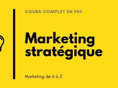 cours de marketing stratégique pdf
