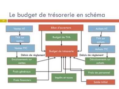 flux et budget de trésorerie cours
