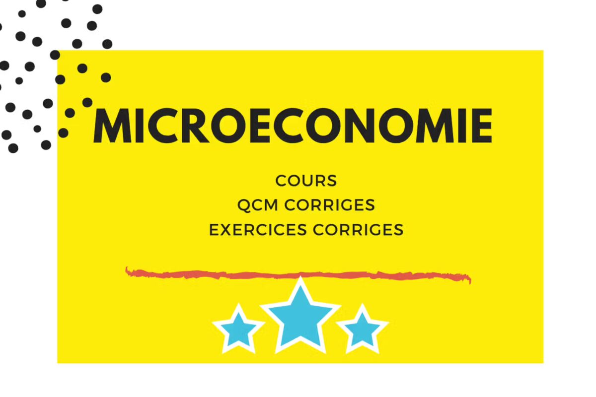 microéconomie cours et exercices corrigés