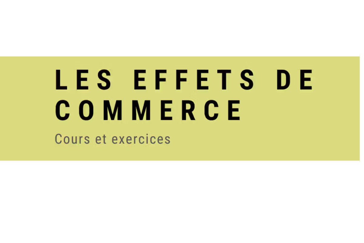 effets de commerce cours et exercices PDF