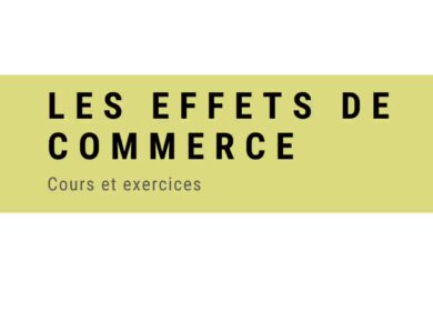 effets de commerce cours et exercices PDF