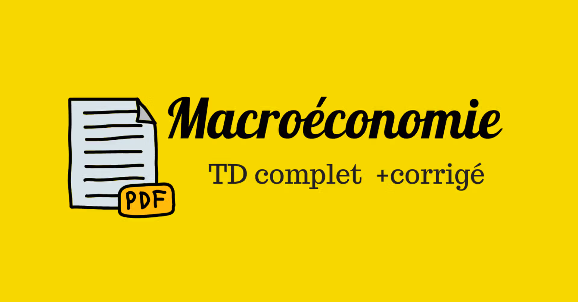 2 exercices corrigés en macroéconomie L2 [TD ]