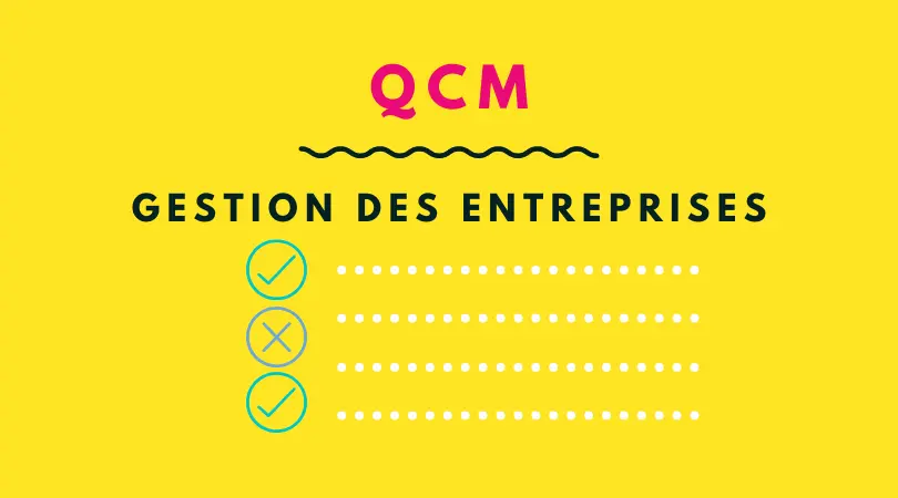 QCM de gestion des entreprises L2 PDF