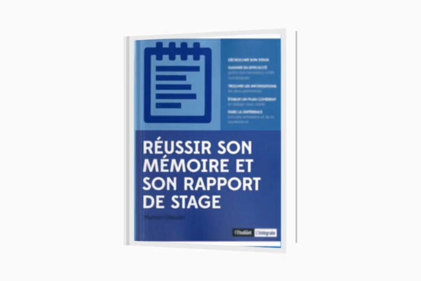 Réussir son pfe et son rapport de stage livre