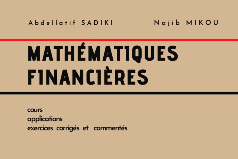 Livre mathématiques financières cours et exercices corrigés pdf
