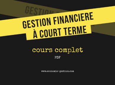 cours de gestion financière à court terme pdf