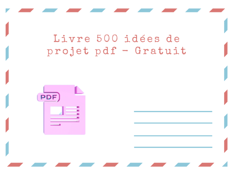 Livre 500 idées de projet ou business pdf Gratuit