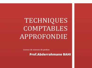 Techniques comptables approfondies PDF BAHI