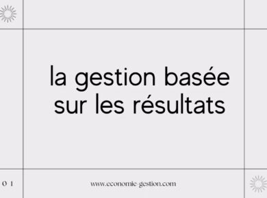 La gestion axée sur les résultats GAR