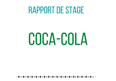 Exemple 7 pour un stage à COCA-COLA