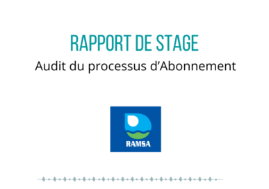 Modèle de Rapport de stage approfondi Audit du processus d’Abonnement