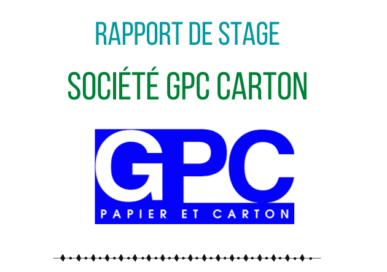 modèle de rapport de stage société GPC carton